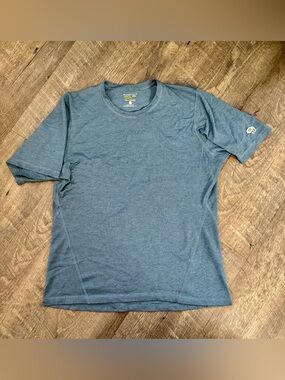 Mountain Hardwear Men's Short Sleeve Crew Tee - Heather Blue